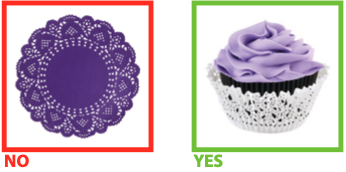Cake doilies